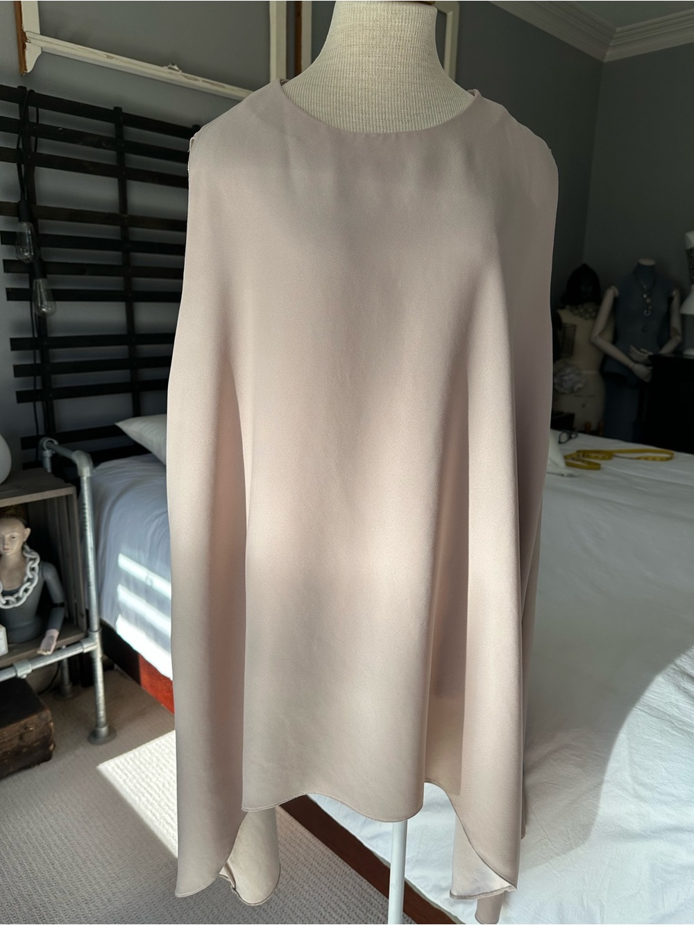 IRO Blush Asymmetrical Sleeveless Shift Dress, size (42) large - Picture 3 of 10